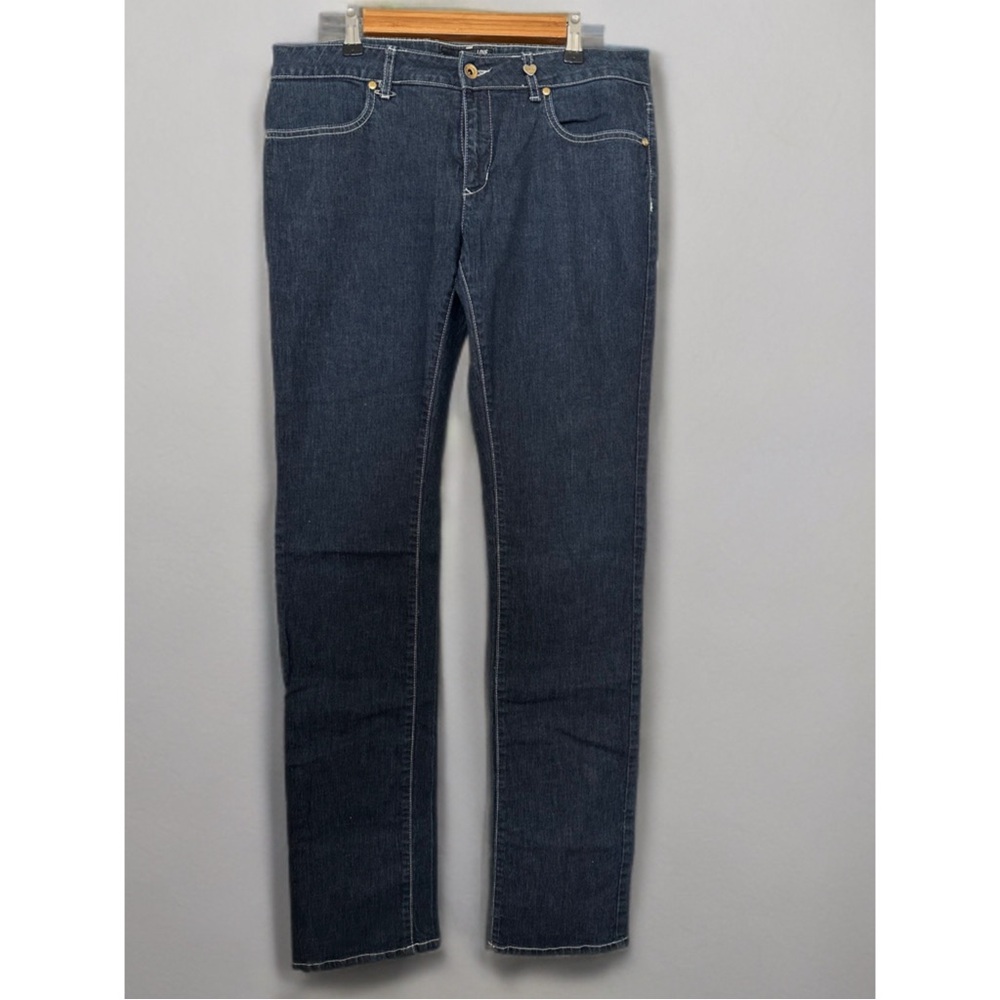 LOVE MOSCHINO Women's Straight-Leg Blue Jeans. LONG LENGTH